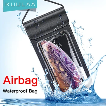 KUULAA Водоустойчив Калъф За Телефон Подводна Чанта За Телефон Калъф За Плуване, Гмуркане Калъф За вашия Телефон, Чанта за Xiaomi iPhone Huawei Samsung